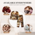 thumbnail image 7 of Lsque Modern Floral Guinea Pig Pattern Long Sleeve Pajama Set for Women - Soft 2-Piece Sleepwear and Loungewear Set with Pockets, Comfy Nightwear-Small, 7 of 7