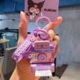 thumbnail image 1 of Cartoon Genuine Sanrio HelloKitty Kulomi Projection Camera Pendant Plush Big Ear Dog Keychain Female, 1 of 7