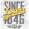 thumbnail image 2 of Iowa IA Vintage Athletic Letters Men's Graphic T Shirt Tees Brisco Brands S, 2 of 4