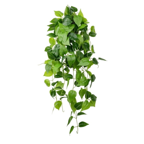 Artificial Hanging Vine, Potted Fake Faux Green Ivy, 1 Pack Pre-Potted, for Outdoor Patio Garden Indoor Living Room Balcony Wall Hanging Home Decor