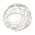 thumbnail image 4 of Denine Large Abstract Round Wall Art - Gold, 4 of 6