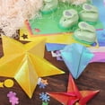thumbnail image 4 of 50 Sheets Colored Origami Sparkly Paper Craft Origami for DIY Puncher Gift Box Wrapping Birthday Party Decor Scrapbook, 4 of 5