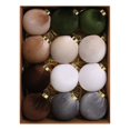 thumbnail image 2 of Hanging Ball Ornaments for Christmas Tree, Plastic Holiday Decorations Set, 2 of 7