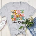 thumbnail image 4 of Custom Teacher Name Tiny Human Tamer T-shirt, Back to school Women Teacher Shirts (2XL, White), 4 of 7