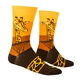 thumbnail image 3 of Cool Socks, Wild African Safari, Jungle Animal Design Fun Socks for Men, Giraffe, 3 of 6
