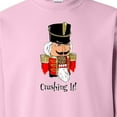 thumbnail image 3 of Inktastic Crushing It Nutcracker Adult Sweatshirt, 3 of 4