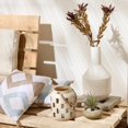 thumbnail image 2 of Bouclair Beige Ceramic Decorative Outdoor Lantern, 2 of 10