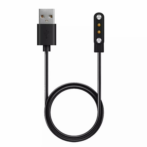 Smart Watch Magnetic Charging Cable 2pin 4mm Bracelet Charging Cable 2pin Magnet Suction Charging Cable Usb Power Charger Emergency Protection Cable