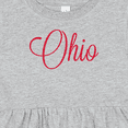 thumbnail image 4 of Inktastic Ohio Girls Baby Dress, 4 of 5
