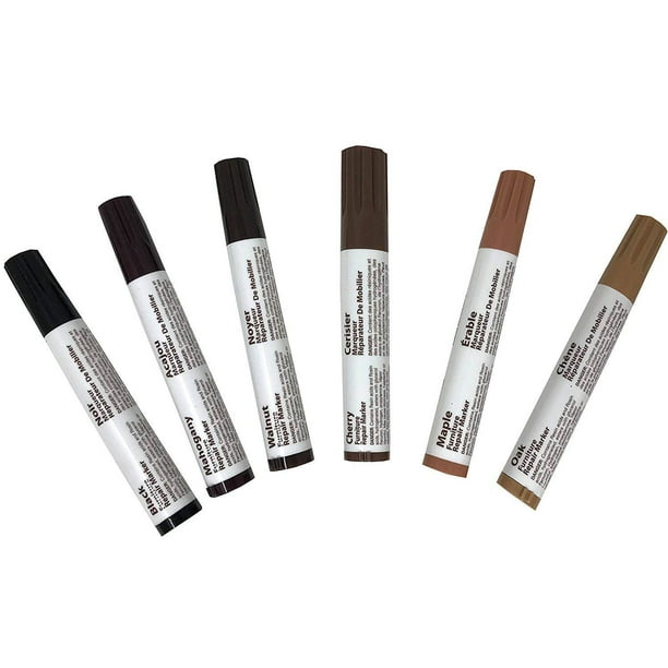 Premium Furniture Repair System, 6 Piece Marker Filler Set for Every