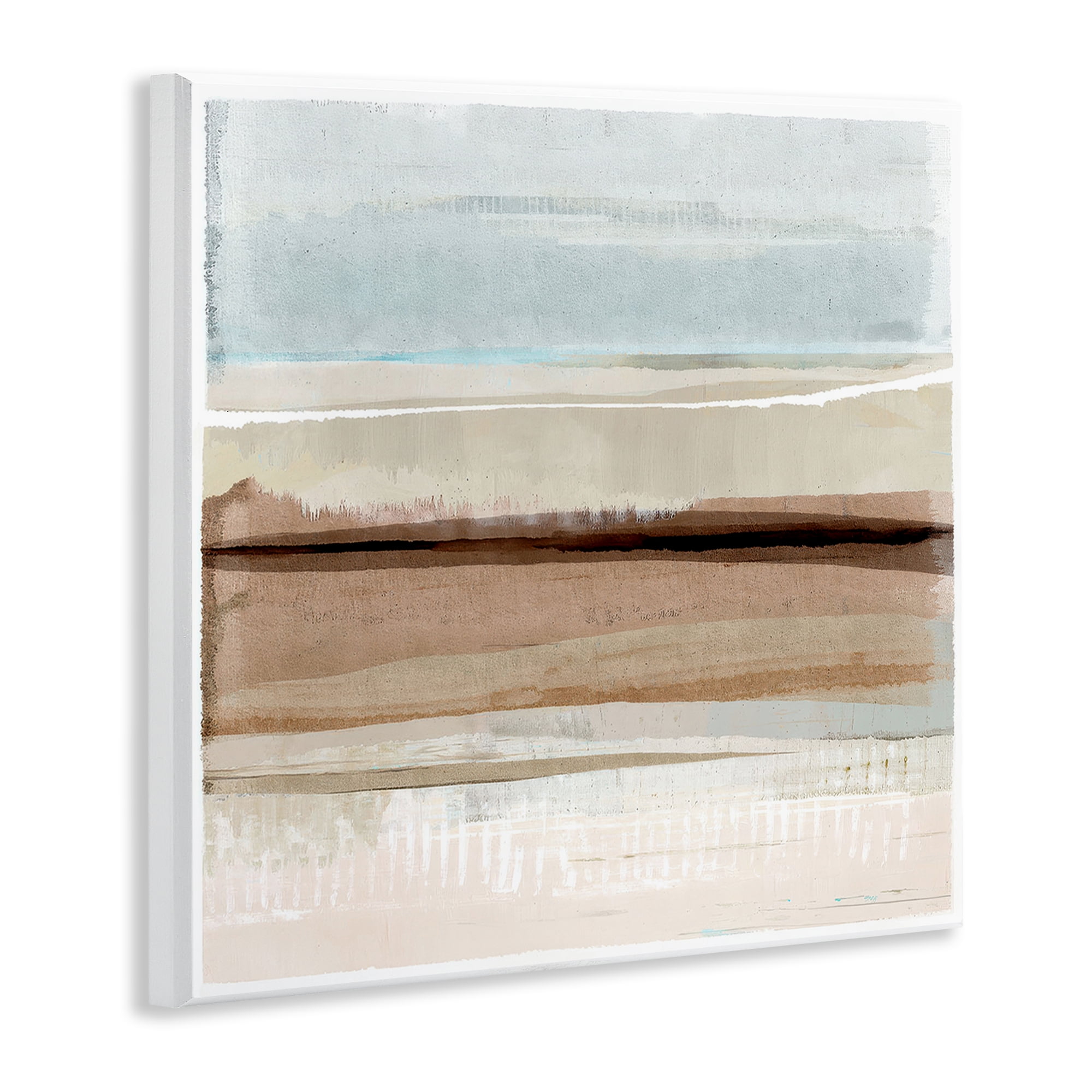 Stupell Industries Winter Sands Pattern Abstract Painting Unframed Art Print Wall Art, 12 x 12