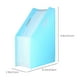 thumbnail image 3 of Vertical Desktop Organizer Slanted File Rack Expandable Multi-layer Storage for Papers Folders Documents Home Office Workspace, Ukhbmc, 3 of 9