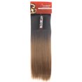 thumbnail image 2 of SAYFUT Womens Girls 26" Straight Full Head Clip in Synthetic Hair Extensions 8 Pieces 18 Clips 145g Dark Brown To Ginger Brown, 2 of 3