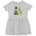 thumbnail image 3 of Inktastic 2nd Birthday Dinosaur 2 Year Old Boy Girls Toddler Dress, 3 of 5