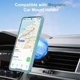 thumbnail image 4 of For Samsung Galaxy S26 + 5G Case (Compatible With MagSafe)  With Invisible Magnetic Metal Kickstand Ring Holder Four Corner Airbag Anti Fall Protective Cover,Blue,For Galaxy S26+ (5G), 4 of 7