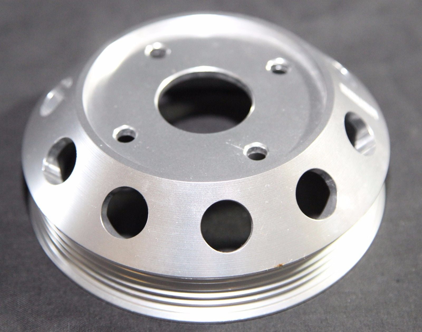 Buy EMUSA Aluminum Performance Silver Crank Pulley Kit for Nissan 240SX