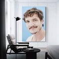 thumbnail image 3 of Actor Pedro Pascal Smiles in A Bright Glossy Poster Artworks Canvas Poster Room Aesthetic Wall Art Prints Home Modern Decor Gifts 16x24inch(40x60cm), 3 of 6