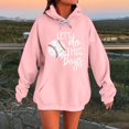 thumbnail image 2 of Holzkary Baseball Hoodies for Womens 2025 Hooded Collar Off The Shoulder Sweatshirt Baseball Mom Sweatshirt Funny Game Day Baseball Pullover Tops Fall Outfits Trendy Fashion Pullover Tops Pink S, 2 of 9