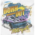 thumbnail image 2 of Burn Out Motorsports Racecar Donuts Plus Size Graphic Tank Top Brisco Brands 2X, 2 of 3