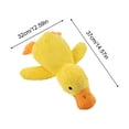 thumbnail image 3 of Durable Squeaky Plush Duck Dog Toy, Self-Play Boredom Buster for Dogs, Teething Chew Comfort Toy, Flat Lying Design(Squeaker), 3 of 7