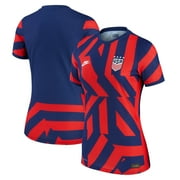 Women's Nike Blue USWNT 2021/22 Away Breathe Stadium Replica Jersey