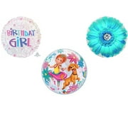 Fancy Nancy Balloons 3 pc Birthday Party Decoration Supplies Daisies