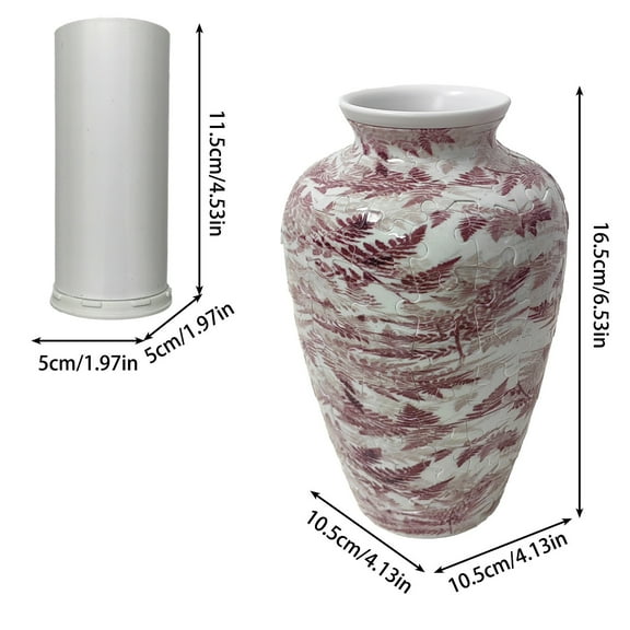 HengDidi 3D Puzzle Vase House for Creative Floral Arrangements - Living Room Centerpiece Decor Gift Idea for Youngsters' Celebrations, Unique Home Ornament