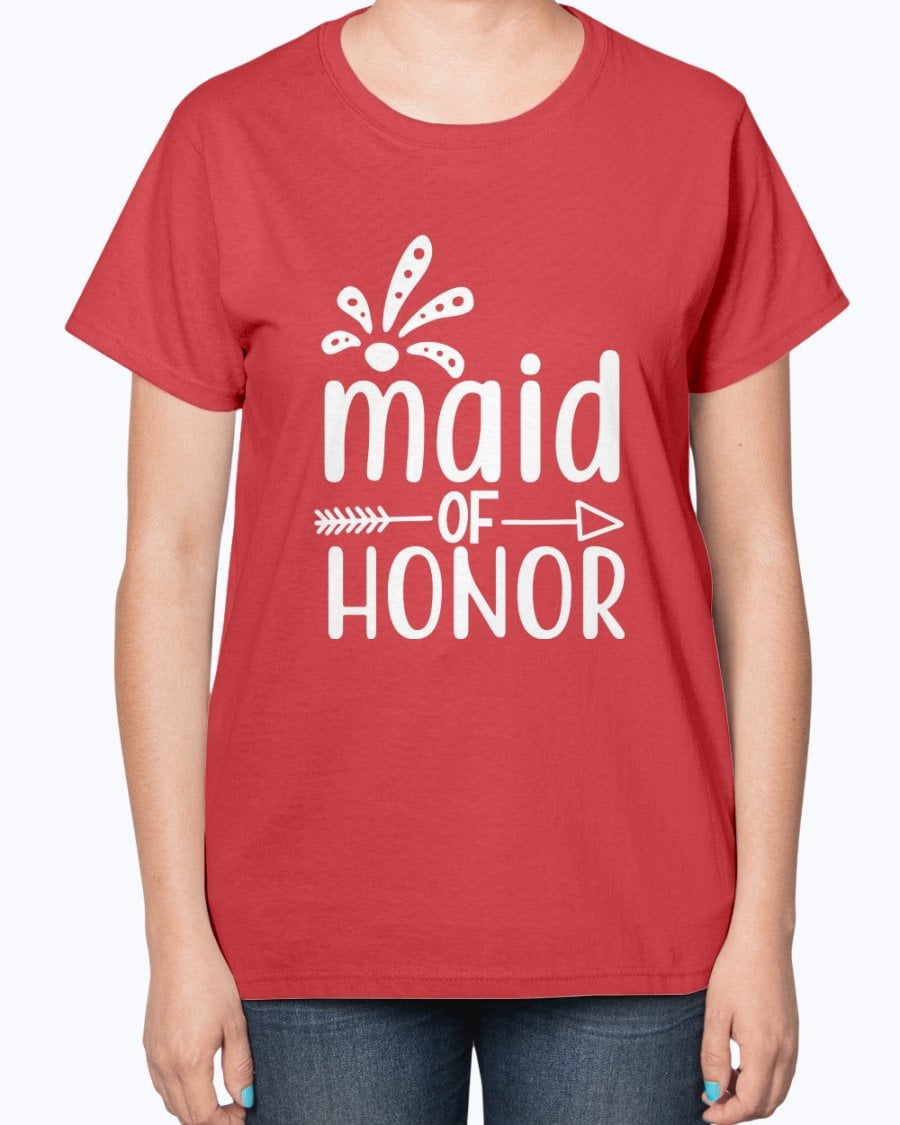 Wedding Goodies - Maid Of Honor- Bridal and Wedding -Ladies T-Shirt