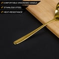 thumbnail image 4 of 7.8" Stainless Steel Cooking Supplies Gold Tone Soup Ladle Spoon, 4 of 7
