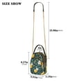 thumbnail image 2 of FORMRS Crossbody Bag for Women Quilted Travel Shoulder Cell Phone Purse with Chain Strap Handbag, Yellow Lemons, 2 of 7
