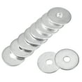 thumbnail image 1 of Uxcell 5mm x 20mm x 1.5mm Arandela plana de acero al carbono galvanizado para tornillo de 50 paquetes, 1 of 4