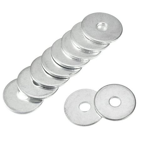 

Uxcell 5mm x 20mm x 1.5mm Zinc Plated Carbon Steel Flat Washer for Screw Bolt 50 Pack