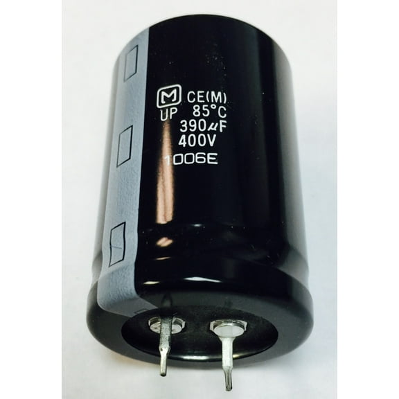 1pc - ECOS2GP391DB Cap Aluminum 390uF 400V 20% (30 X 45mm) 10mm 0.468 Ohm 2130mA 3000 hr 85?C