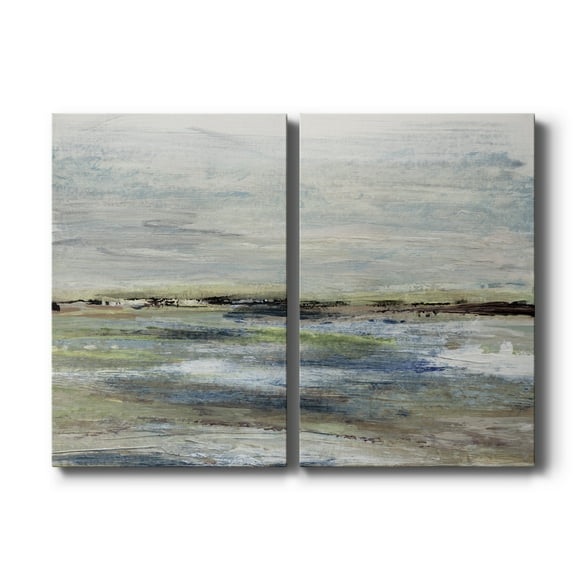 Wetlands I Premium Gallery Wrapped Canvas - Ready to Hang - Set of 2 - 24 x 36 Each