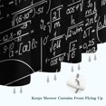 thumbnail image 6 of Math Equations Binary Code Blue Pattern Shower Curtain 36"x72" ,Bathroom Decorative Shower Curtains Set with 12 Hooks,Modern Waterproof Washable Shower Curtain, 6 of 6