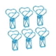 thumbnail image 2 of Clips De Carpeta, Clips De Carpeta Pequeños En Forma De Corazón, 100 Piezas, Fuerza De Sujeción Fuerte Ahuecada De Metal De Dibujos Animados Lindo Para Documentos ANGGREK  Otros, 2 of 8