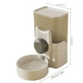 thumbnail image 2 of Automatic Replenish Pet Waterer 1L Capacity Auto Siphon Cage Hanging Water Dispenser Set For Dog And Cat Small Animals Removable Pet Water Bottle Water Container (Waterer, 2 of 7