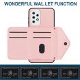 thumbnail image 5 of Allytech Galaxy A33 5G Wallet Case with Shoulder Strap, Luxury PU Leather RFID Blocking Protectve Anti-Scratch Bumper Cards Slots Magnetic Closure Phone Case Cover for Samsung Galaxy A33 5G, Pink, 5 of 9