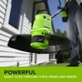 thumbnail image 6 of Greenworks 24V 12" String Trimmer with (1) 3.0 Ah Battery and Charger, ST1222A1, 6 of 15