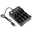 thumbnail image 2 of Smart 4 Slots USB Smart Battery Charger, Rechargeable Battery, Material ABS Home for Rechargeable Battery, 2 of 7