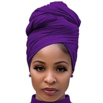 Hair Wrap for Black Women with Natural Hair Large Stretch Soft Edge Scarves for Braids Dreadlocks Headbands