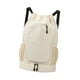 thumbnail image 4 of Mochila deportiva para baloncesto, equipo con compartimento para zapatos, mochila de tenis, bolsa para raqueta de bádminton, para acampar, para hombre Beige Blanco, 4 of 8
