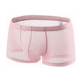 thumbnail image 6 of SGFCWSX Men's Support-Focused Boxer Shorts in Breathable ** Pink M, 6 of 8