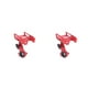 thumbnail image 1 of Soporte para teléfono Eigraketly de bicicleta 2piezas Rojo Accesorios de soporte Montaje de motocicleta, 1 of 6