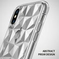thumbnail image 4 of Ringke Air Prism Case Compatible with iPhone X, 3D Geometric Design Slim TPU Cover - Clear, 4 of 9