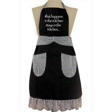 Manual Woodworkers and Weavers IOAPBK What Happens In The Kitchen Apron, 24 X 30 in.