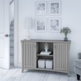 thumbnail image 2 of Bush Furniture Salinas Armoire de Rangement d'Accent avec Portes, Gris, 2 of 7