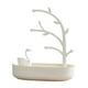 thumbnail image 4 of Joyero de de los Cisnes para mujer, bonito estante de almacenamiento decorativo, estuche para pendientes, soporte para relojes pequeños, anillos, Beige Amarillo, 4 of 8
