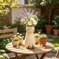 thumbnail image 3 of Luckky Handcrafted Quirky Resin Cat Vase,Whimsical Kitty Planter for Small Flowers,Boho Style Desk Shelf Decor Ornament,Unique Gift for Cat Lovers, 3 of 5