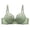Green, variant on PMVFHDE Summer Breathable Underwire Bra Full Coverage Shaping Plus Size Comfort Everyday Wear Dark Blue - 42